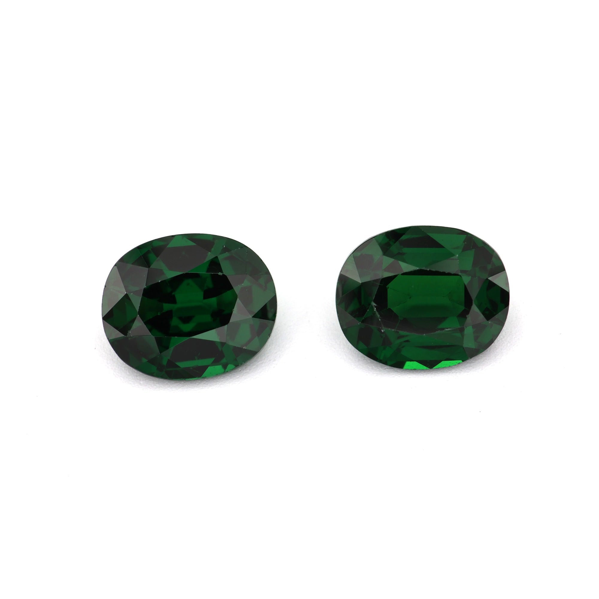 Tsavorite pair - 2.05 ct