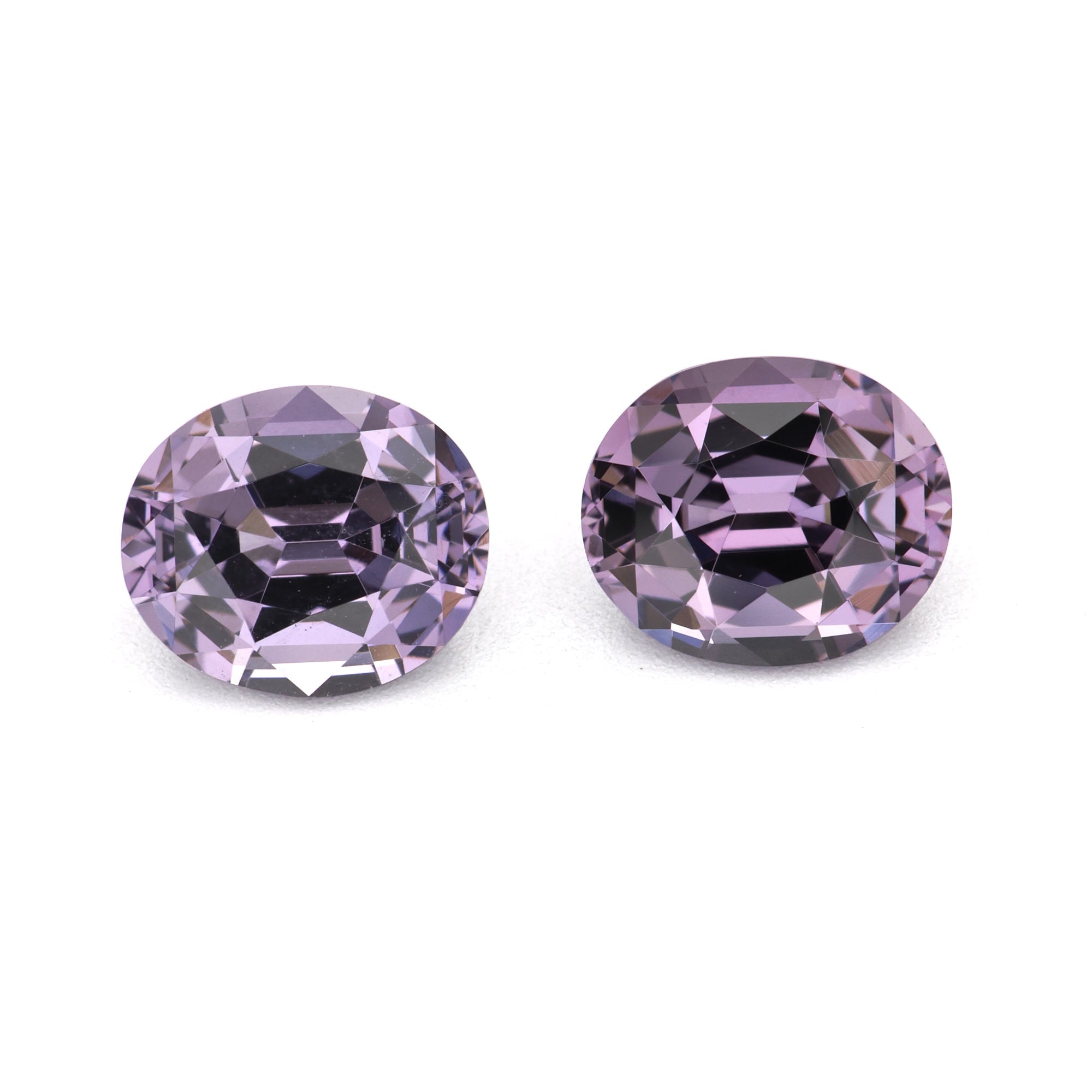 Purple spinel pair - 1.62 ct