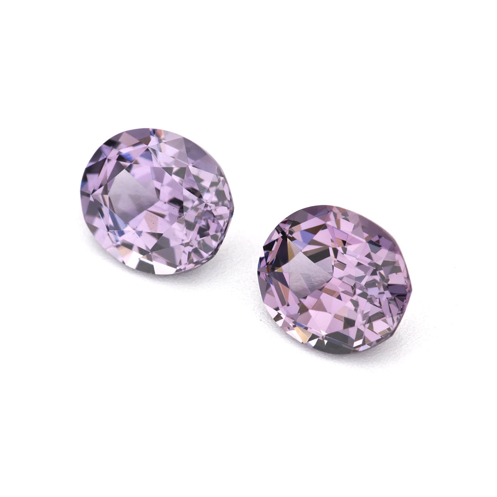 Purple spinel pair - 1.62 ct