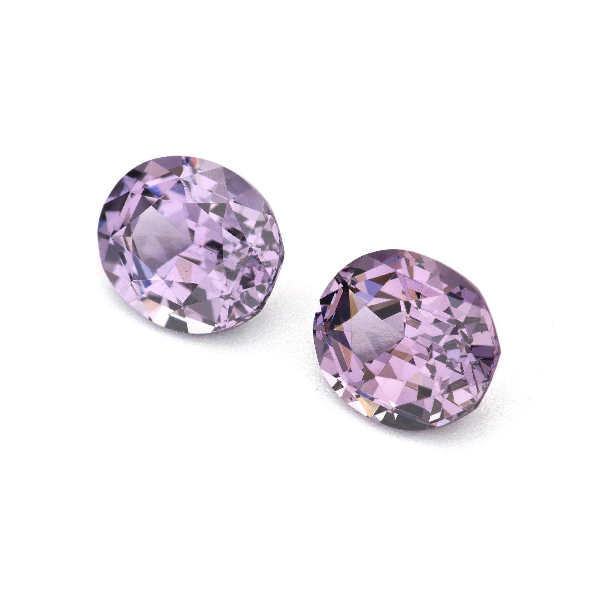 Purple spinel pair - 1.62 ct