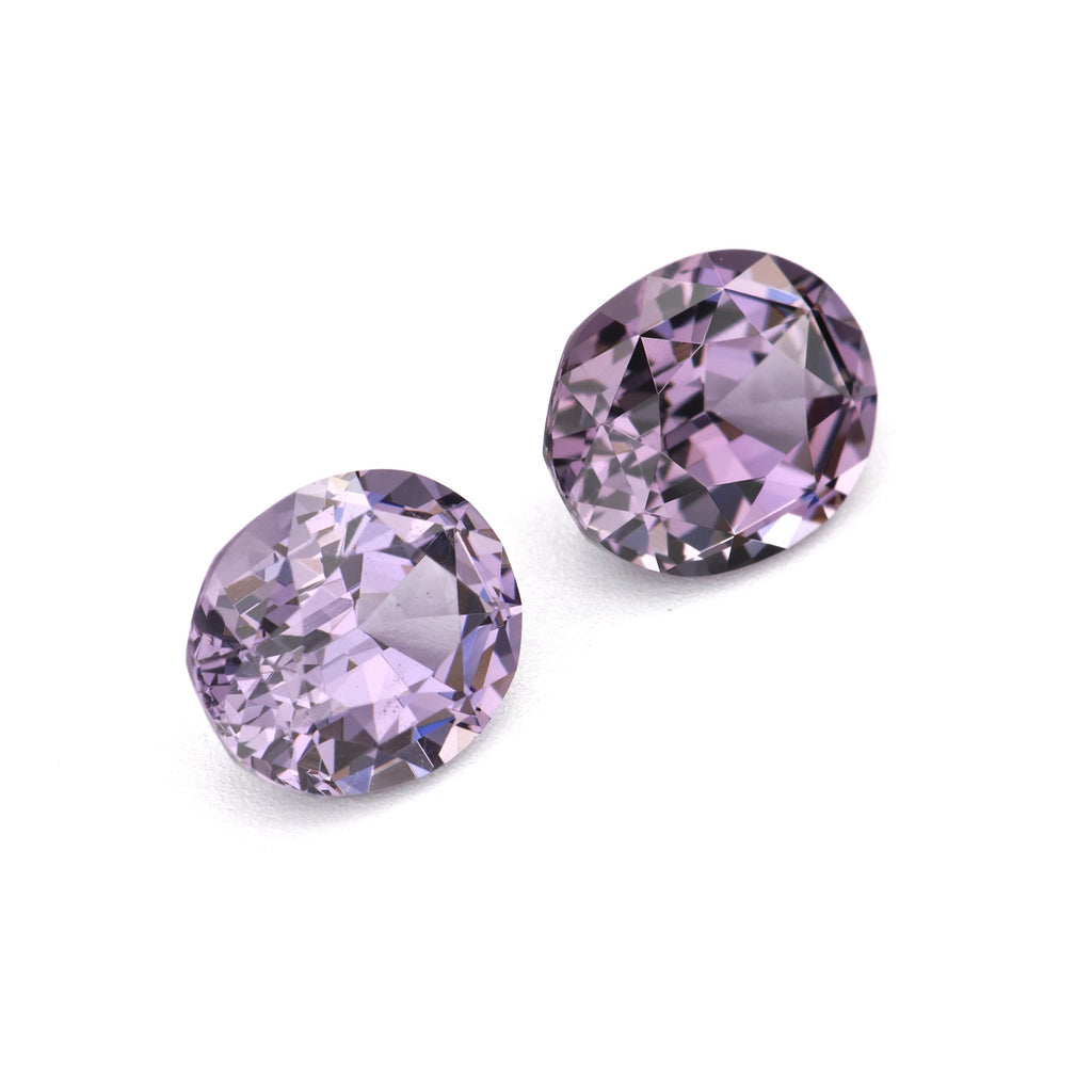 Purple spinel pair - 1.62 ct