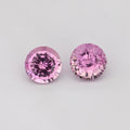 Pink Sapphire Pair - 0.75 ct