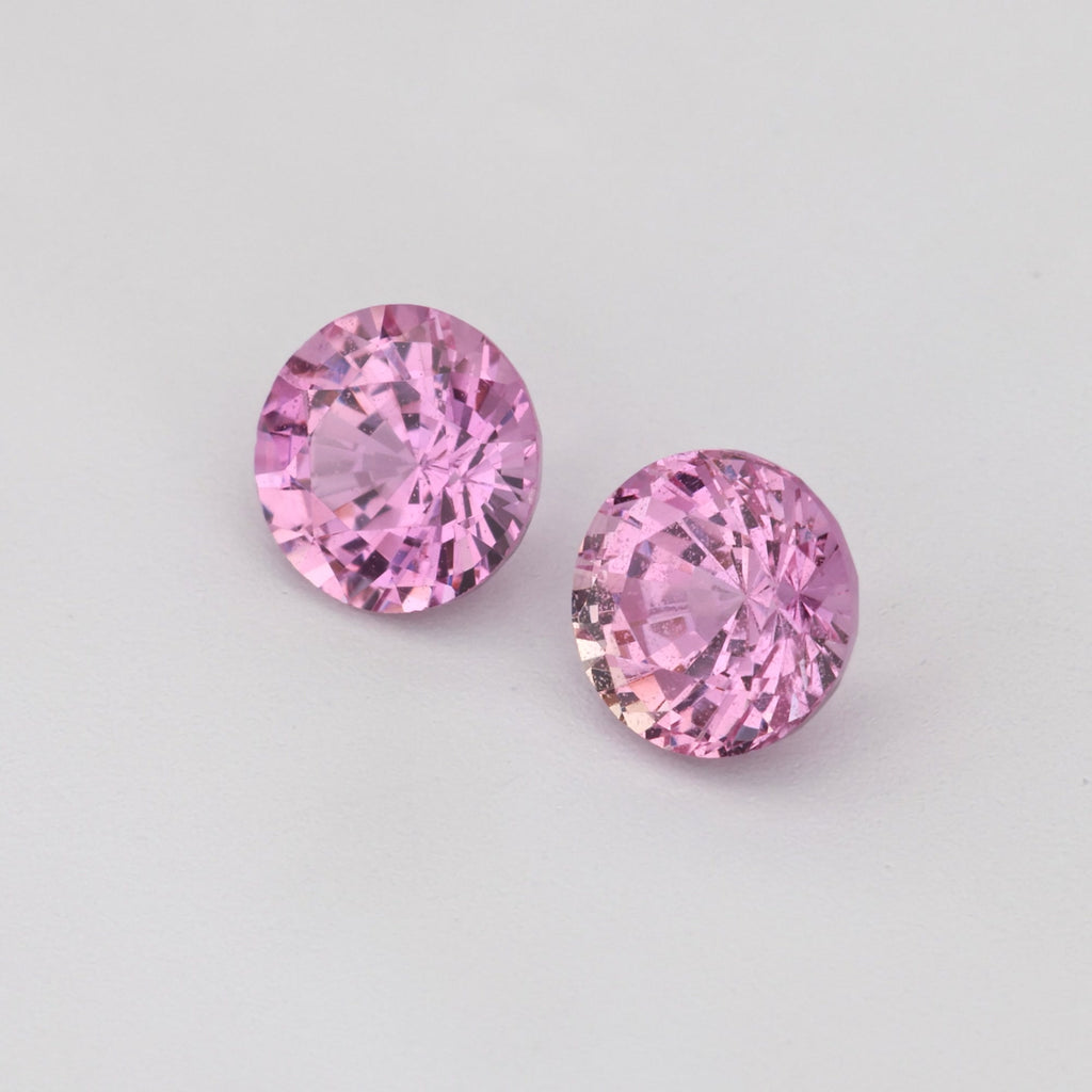 Pink Sapphire Pair - 0.75 ct