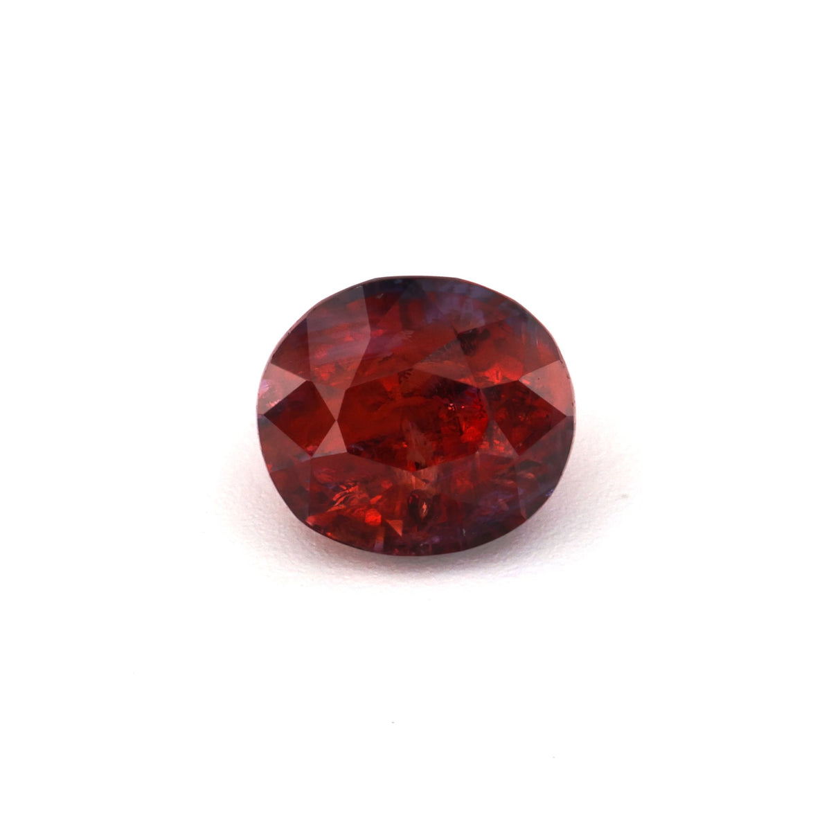 Orangish red Sapphire - 1.01 ct