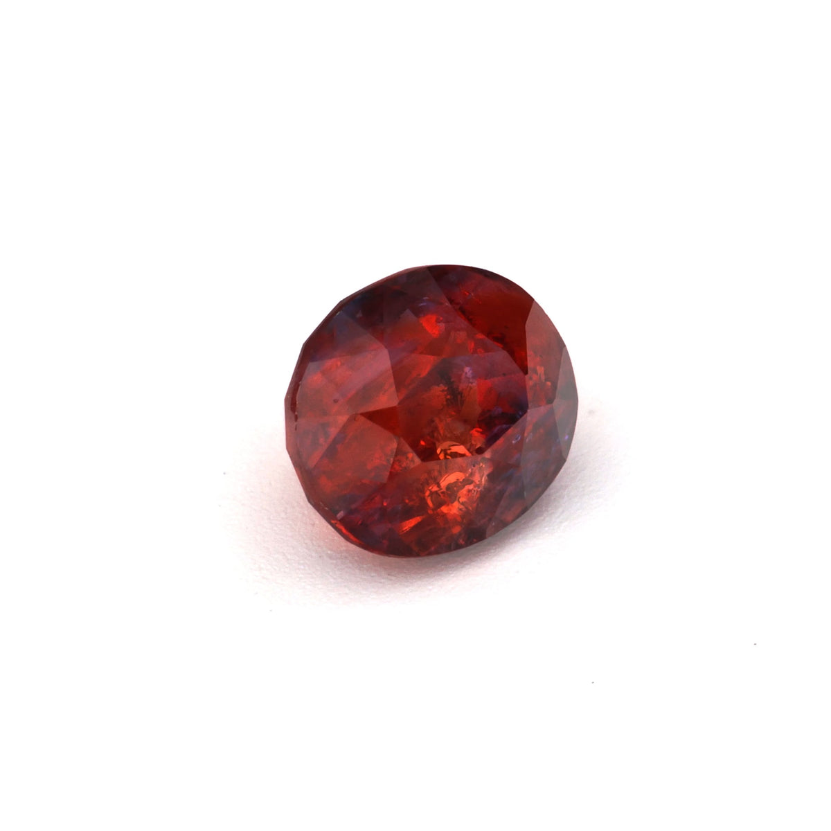 Orangish red Sapphire - 1.01 ct
