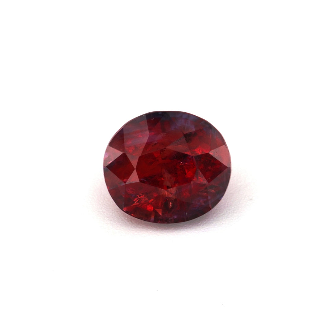 Orangish red Sapphire - 1.01 ct