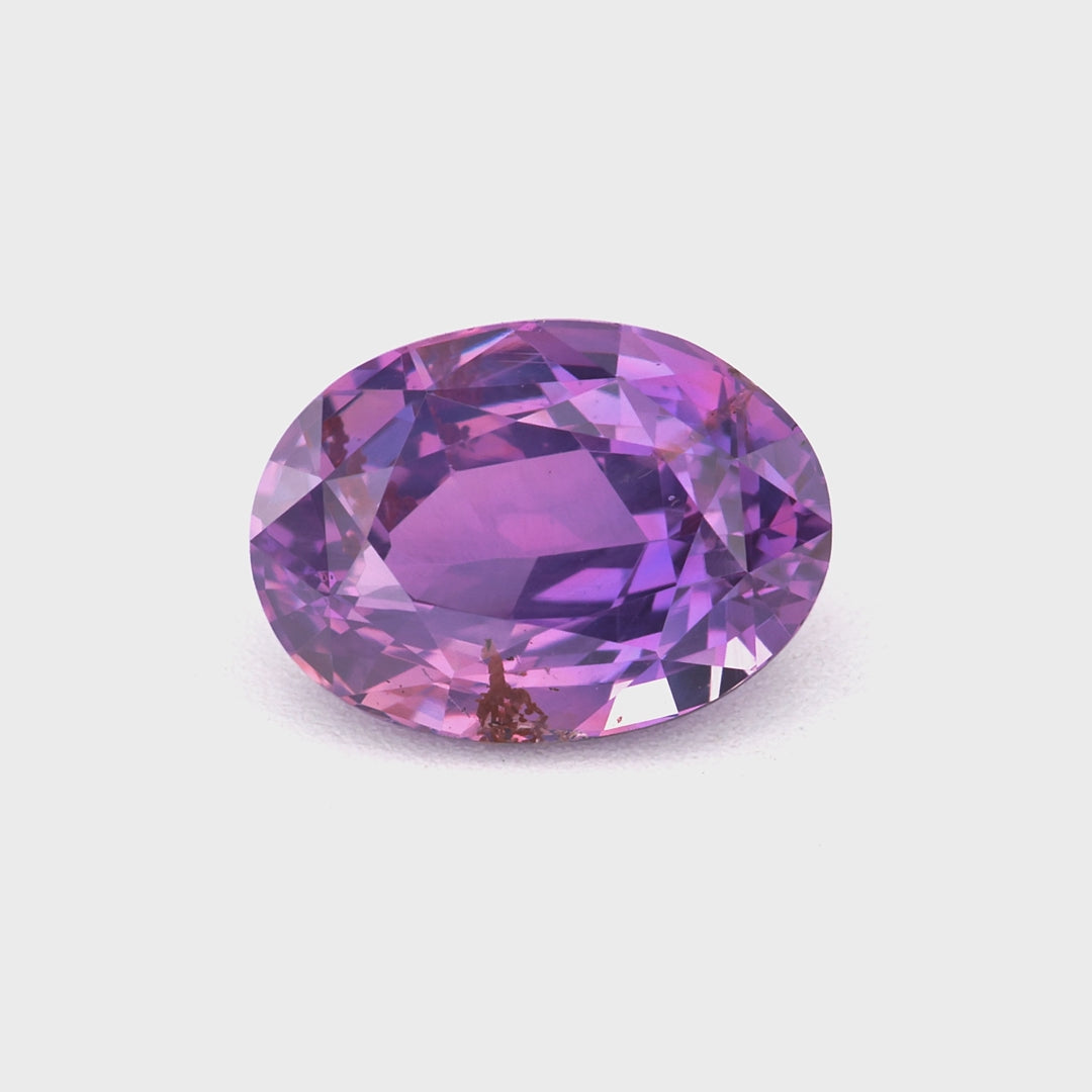 Purple sapphire- 1.07 ct
