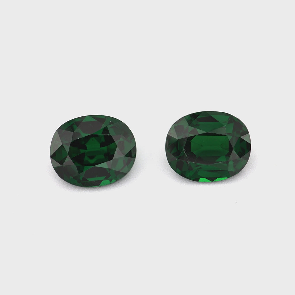 Tsavorite pair - 2.05 ct