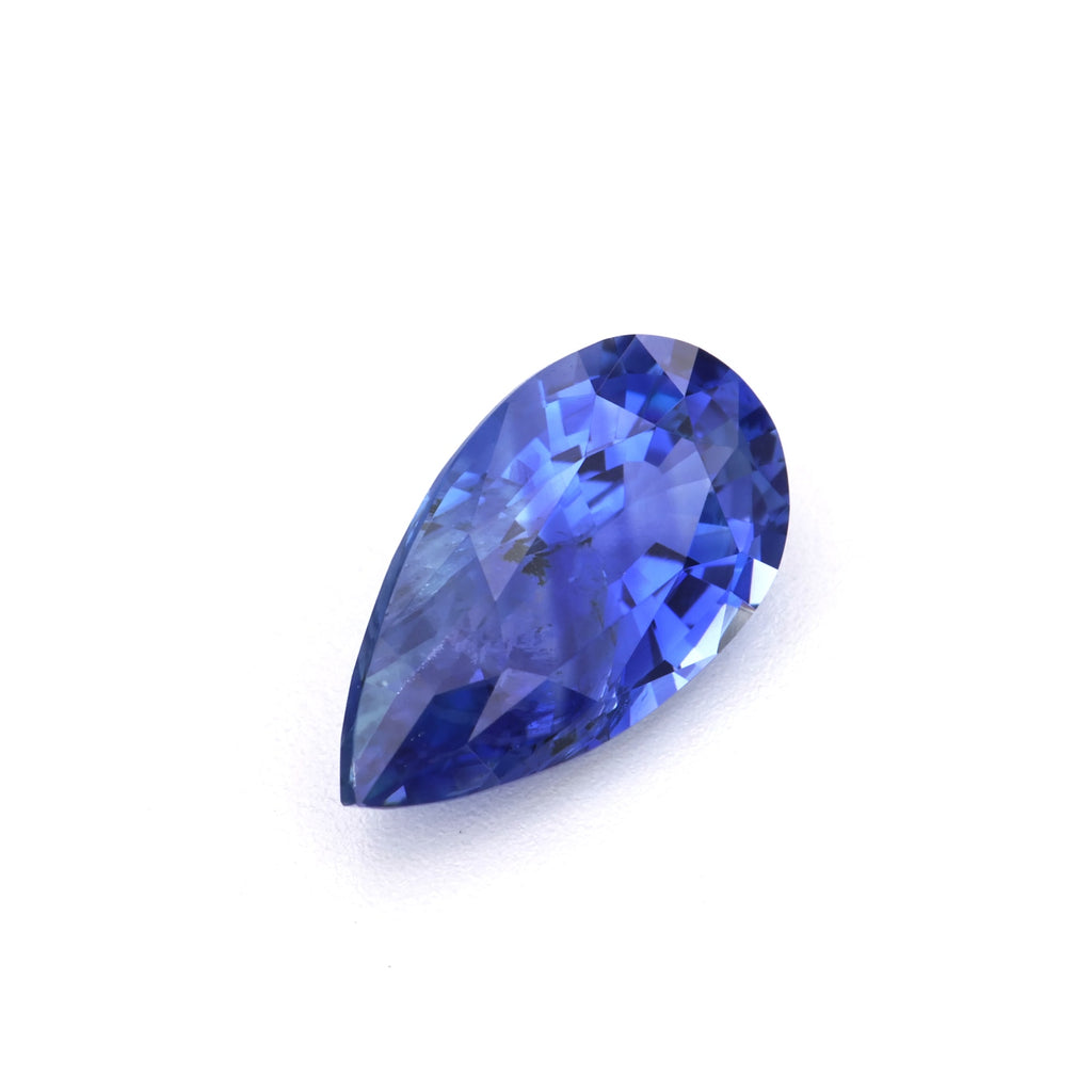 sri lankannatural pear tear drop sapphire